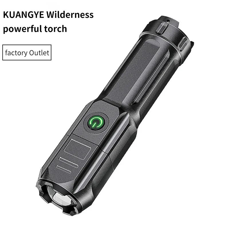 USB Strong Light Flashlight Telescopic Zoom Portable Spotlight High Power Led Rechargeable Flashlight Long-Range Outdood Lamp
USB Strong Light Flashlight Telescopic Zoom Portable Spotlight High Power Led Rechargeable Flashlight Long-Range Outdood Lamp