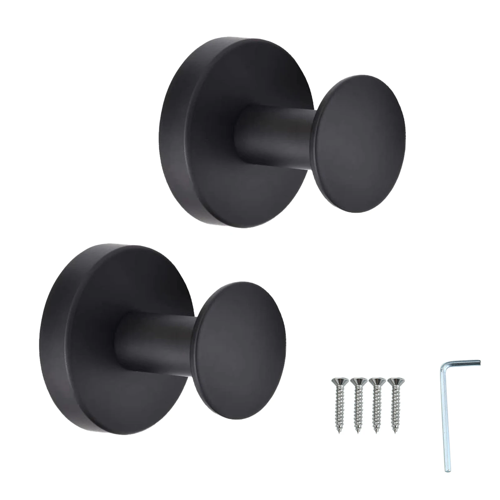 2pcs Wall Mounted Hanging Bedroom Clothes Practical For Bathroom Waterproof Easy Install Home Coat Stainless Steel Towel Hooks
2pcs Wall Mounted Hanging Bedroom Clothes Practical For Bathroom Waterproof Easy Install Home Coat Stainless Steel Towel Hooks