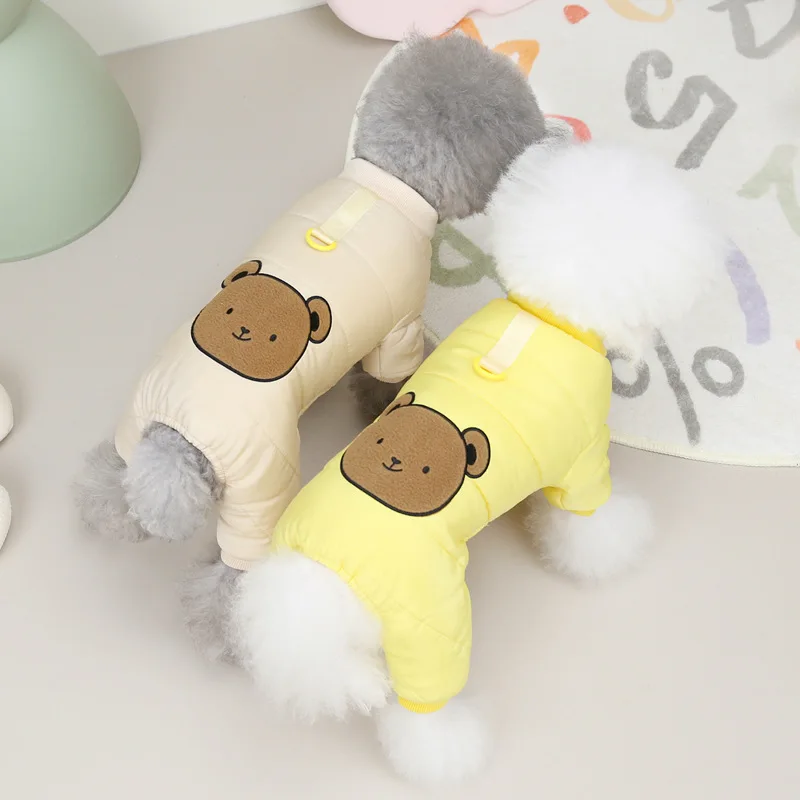 ABQP Small Dog Sweater Cat Warm Jumpsuits Autumn Winter Cute Bear Coat Harness Wool Warm Puppy Suit Yorkshire Chihuahua Poodle
ABQP Small Dog Sweater Cat Warm Jumpsuits Autumn Winter Cute Bear Coat Harness Wool Warm Puppy Suit Yorkshire Chihuahua Poodle