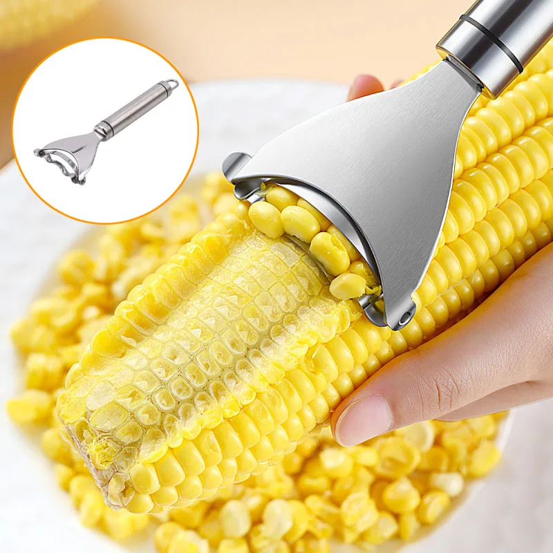 Stainless Steel Corn Peeler Corn Thresher Easy Peel Corn Thresher Corn Knives Peeler Kitchen Fruit and Vegetable Tools
Stainless Steel Corn Peeler Corn Thresher Easy Peel Corn Thresher Corn Knives Peeler Kitchen Fruit and Vegetable Tools