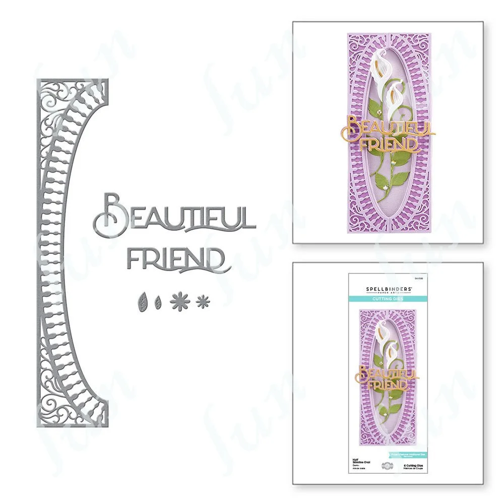 Hot Sale New Half Oval Metal Cutting Dies Diy Scrapbooking Cut Die Paper Craft Cards Decoration Knife Mould Blade Punch Stencils
Hot Sale New Half Oval Metal Cutting Dies Diy Scrapbooking Cut Die Paper Craft Cards Decoration Knife Mould Blade Punch Stencils