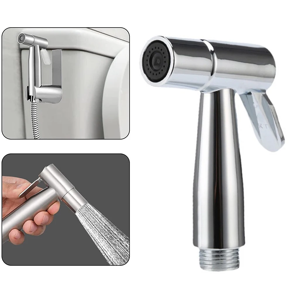 

1PC ABS Bidet Faucet Single Cold Water Tap Handheld Bidet Spray Shower Set Toilet G1/2\\\" Sprayer Hygienic Shower Self Cleaning