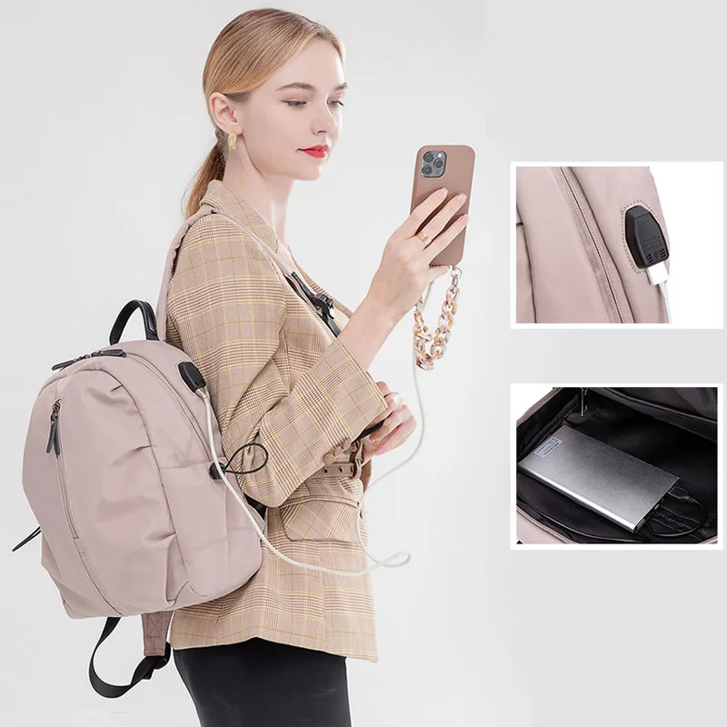 Женский Повседневный Рюкзак с Usb-зарядкой, многофункциональный рюкзак в Корейском стиле
Женский Повседневный Рюкзак с Usb-зарядкой, многофункциональный рюкзак в Корейском стиле