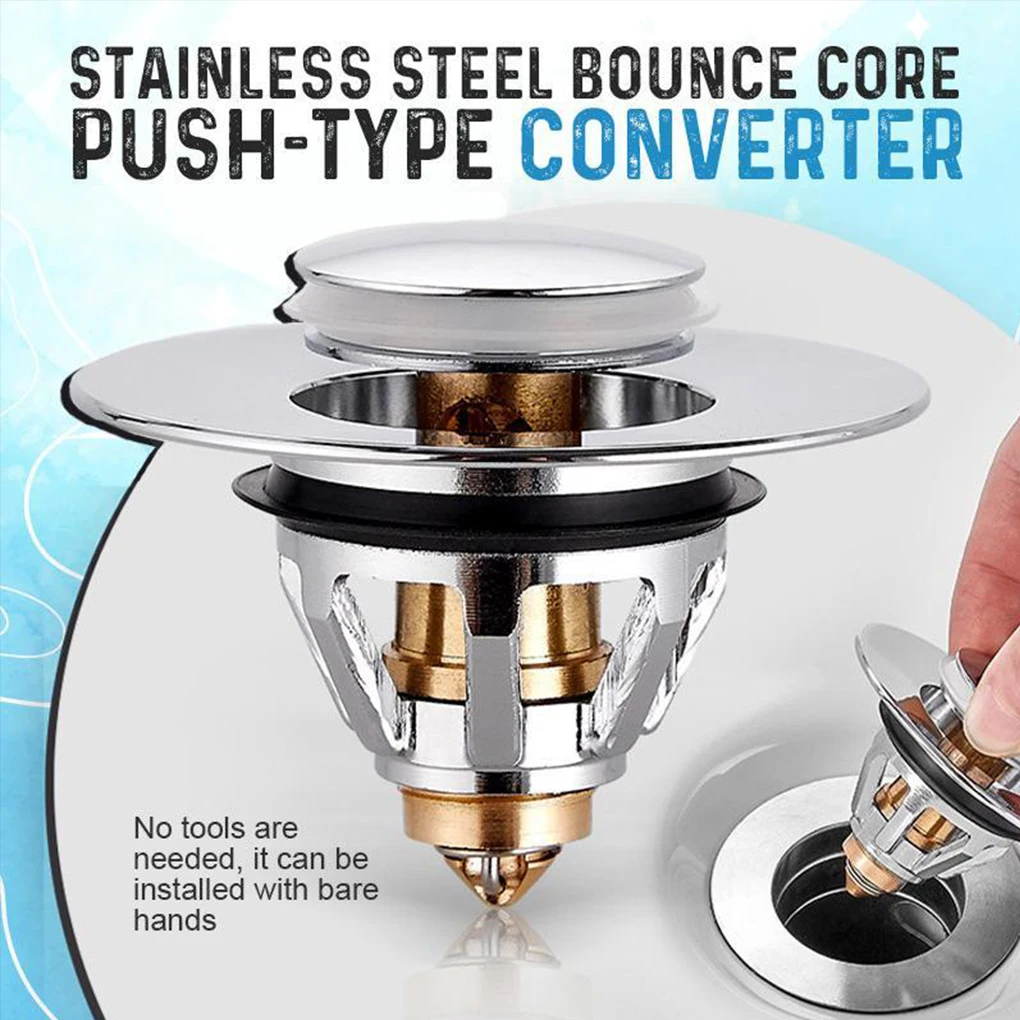Universal Basin Pop-up Drain Filter Hair Catcher Bath stainless steel Stopper Shower Sink Strainer Plug Kitchen Accessories
Universal Basin Pop-up Drain Filter Hair Catcher Bath stainless steel Stopper Shower Sink Strainer Plug Kitchen Accessories