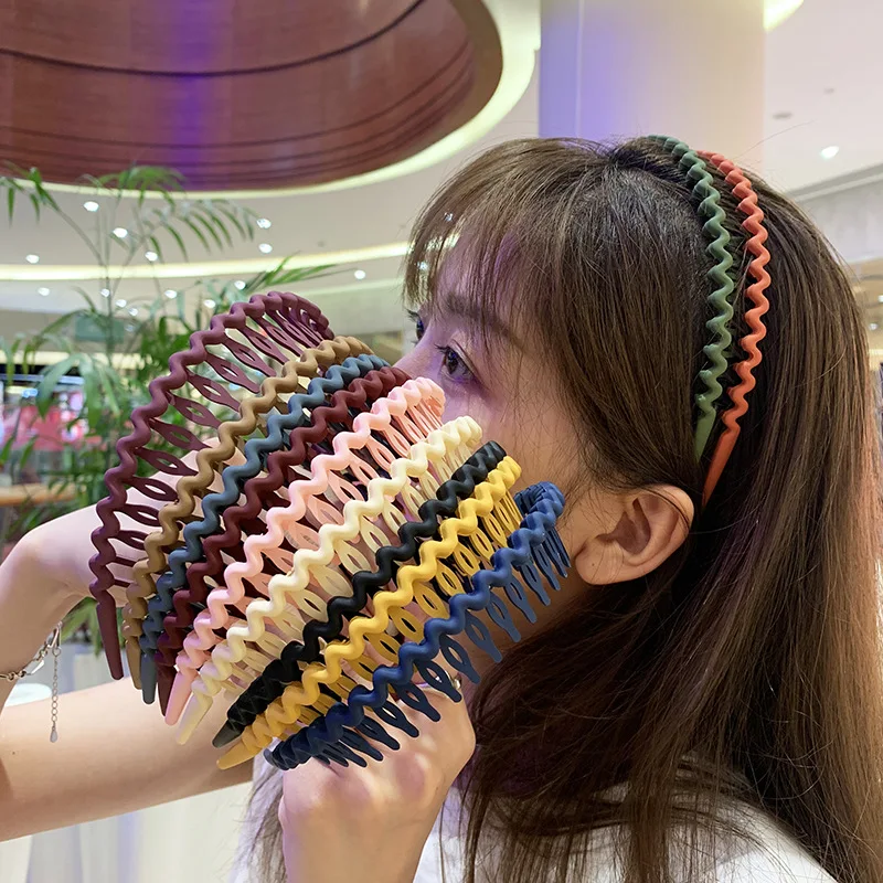 Korean Hair Band Headbands for Hair Woman Anti-skid with Teeth Wave Matte Hair Hoop Bezel Girls Hair Accessories Hairband New
Korean Hair Band Headbands for Hair Woman Anti-skid with Teeth Wave Matte Hair Hoop Bezel Girls Hair Accessories Hairband New