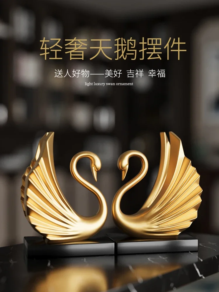 Luxury high-end creative Swan ornaments home living room porch wine cabinet TV cabinet decorations wedding gift 
Luxury high-end creative Swan ornaments home living room porch wine cabinet TV cabinet decorations wedding gift