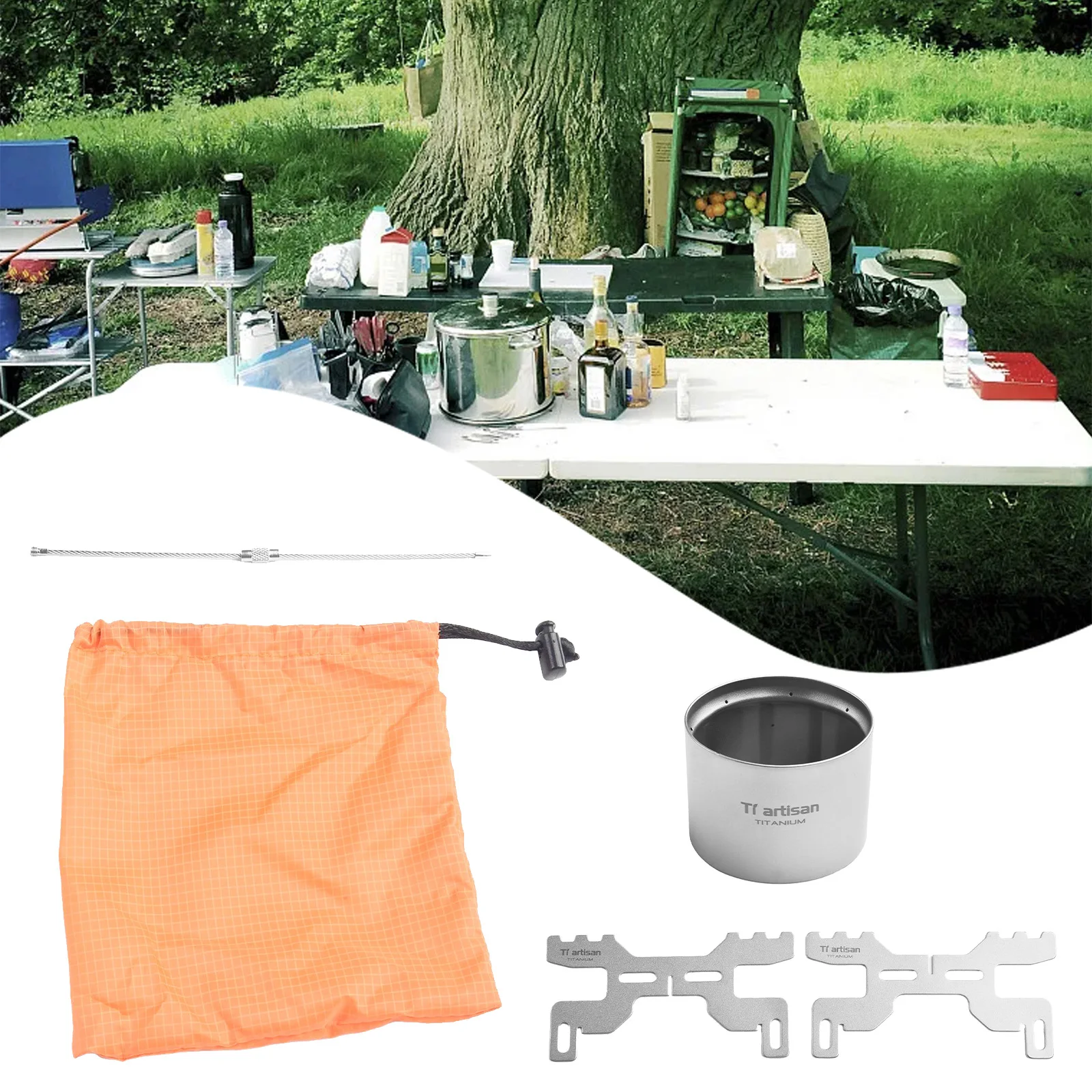 Hot Sale Alcohol Stove Cross Stand 70ml Alcohol Stove Outdoor Tool Titanium Alcohol Stove With Cross Stand For Hiking
Hot Sale Alcohol Stove Cross Stand 70ml Alcohol Stove Outdoor Tool Titanium Alcohol Stove With Cross Stand For Hiking