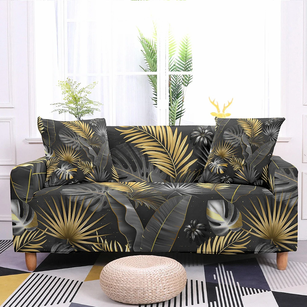Sofa Cover Elastic Leaves Floral Sofa Slipcover For Living Room 3D Stretch Combination Couch Covers Home Decor 1/2/3/4 Seater
Sofa Cover Elastic Leaves Floral Sofa Slipcover For Living Room 3D Stretch Combination Couch Covers Home Decor 1/2/3/4 Seater