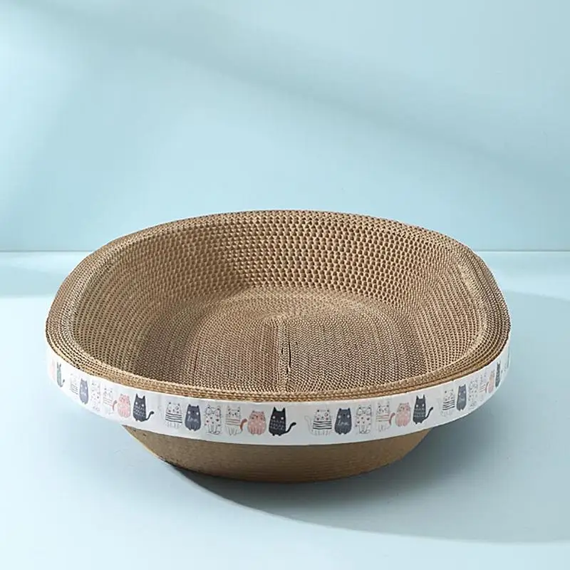 Scratching Board for Cats creative Oval shaped Durable High Density Scratcher Cardboard Grinding Claw Toys Cat Scratch Board
Scratching Board for Cats creative Oval shaped Durable High Density Scratcher Cardboard Grinding Claw Toys Cat Scratch Board