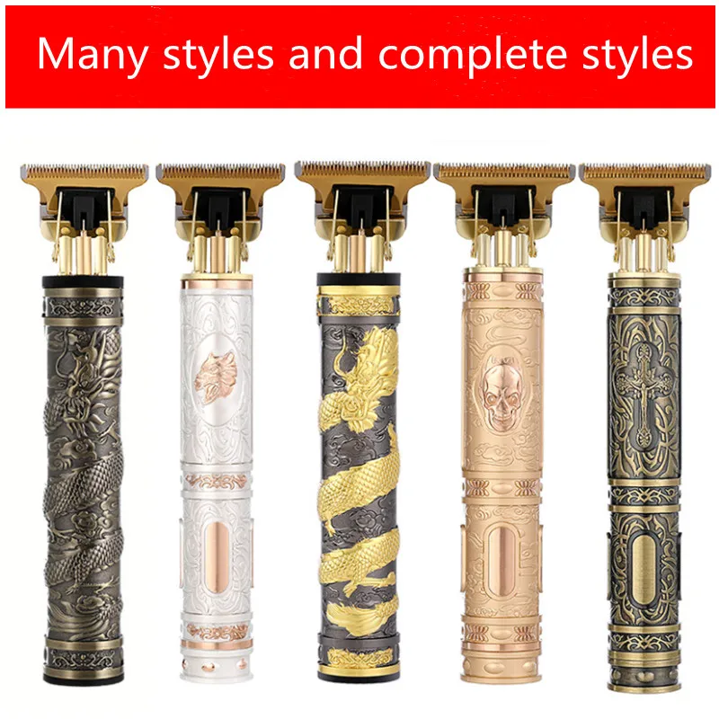 Hot selling razor hairdressing engraving push white electric push T9 rechargeable retro oil head hair clipper electric fader
Hot selling razor hairdressing engraving push white electric push T9 rechargeable retro oil head hair clipper electric fader