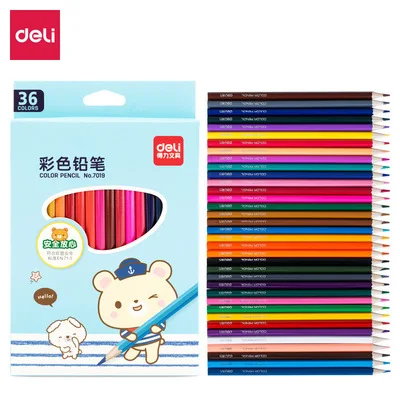 Deli 7019 Color Pencil / Pen Holder /Students Children /Drawing / Graffiti Filling/Color Lead 36 Colors/Art Pencil
Deli 7019 Color Pencil / Pen Holder /Students Children /Drawing / Graffiti Filling/Color Lead 36 Colors/Art Pencil