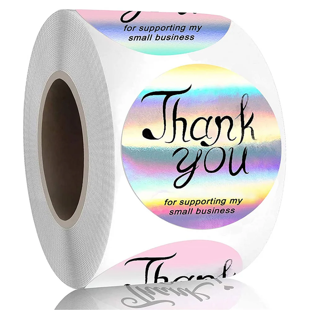 50-500pcs 1-1.5 Inch Thank You Stickers Colorful Hot Stamping Laser Sticker Scrapbooking Supplies Stationery Self-adhesive Label
50-500pcs 1-1.5 Inch Thank You Stickers Colorful Hot Stamping Laser Sticker Scrapbooking Supplies Stationery Self-adhesive Label