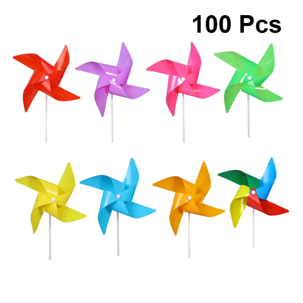 100 Pcs Out Door Decor Decorations Windwill Kids Plastic Toy Toddler Colorful Child
100 Pcs Out Door Decor Decorations Windwill Kids Plastic Toy Toddler Colorful Child