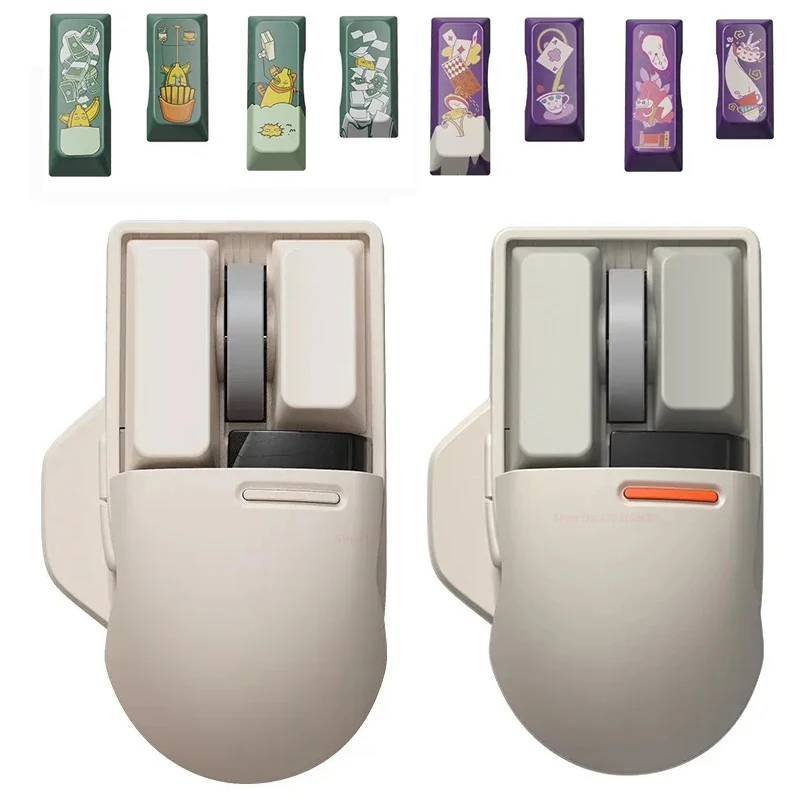 Lofree Ретро мышь беспроводные механические мыши Bluetooth 2,4g три режима перезаряжаемая Air Office геймерская мышь подарок