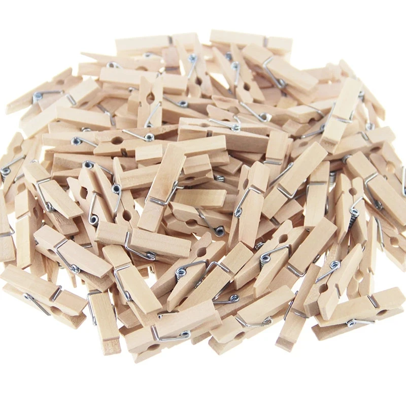 20pcs 25mm Mini Wooden Clips Dty Craft Supplies Wood Clips For Photo Paper Peg Postcard Clips Wedding Decor Office File Clips
20pcs 25mm Mini Wooden Clips Dty Craft Supplies Wood Clips For Photo Paper Peg Postcard Clips Wedding Decor Office File Clips