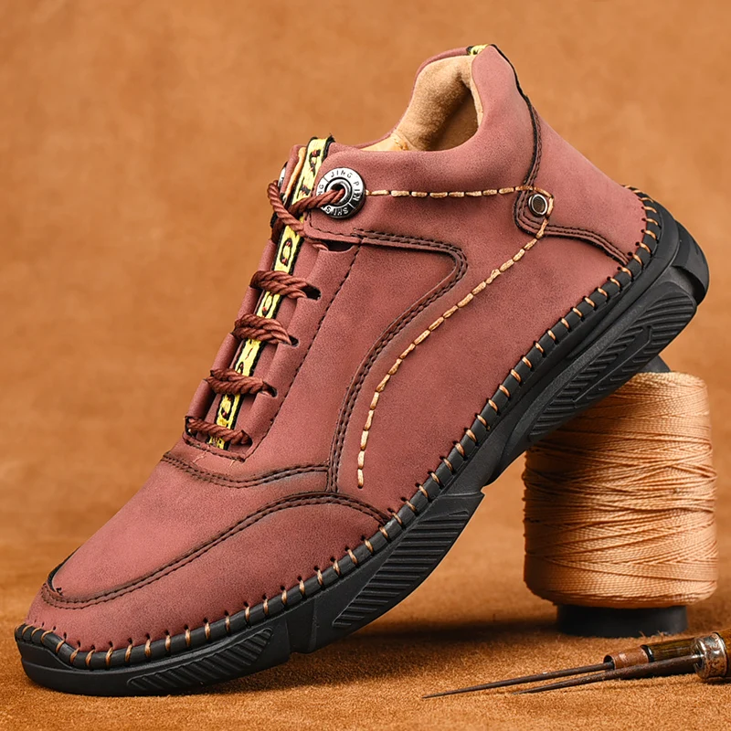 Winter New Leather Men Boots Winter Handmade Ankle Boots Khaki Outdoor Warm Boots Men Casual Leather Shoes Men
Winter New Leather Men Boots Winter Handmade Ankle Boots Khaki Outdoor Warm Boots Men Casual Leather Shoes Men