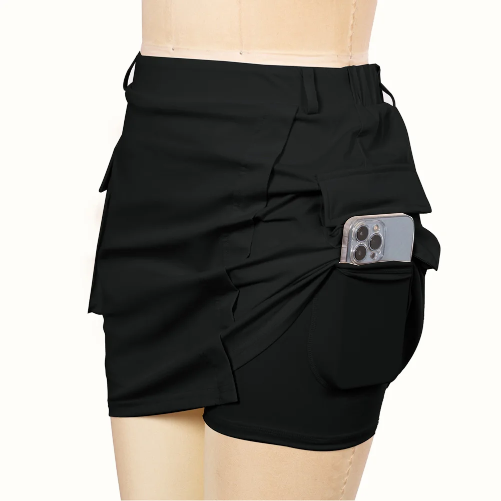 JS Women High Waist Sports Golf Skorts Skirt With Attached Shorts Mid-Thigh Length Skirt High Waisted Tennis Athletic Skirt
JS Women High Waist Sports Golf Skorts Skirt With Attached Shorts Mid-Thigh Length Skirt High Waisted Tennis Athletic Skirt
