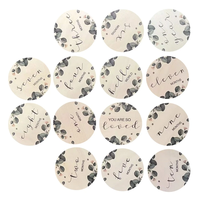 14Pcs Baby Milestone Cards Wood Milestone Photo Props Birth Monthly Recording Card Newborn Infant Birthday Gift
14Pcs Baby Milestone Cards Wood Milestone Photo Props Birth Monthly Recording Card Newborn Infant Birthday Gift