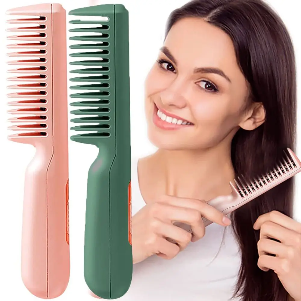 Mini 360° Hair Styler Hair Straightener Comb and Curler Portable USB Lower Temp for Better Styling Dual-Purpose
Mini 360° Hair Styler Hair Straightener Comb and Curler Portable USB Lower Temp for Better Styling Dual-Purpose