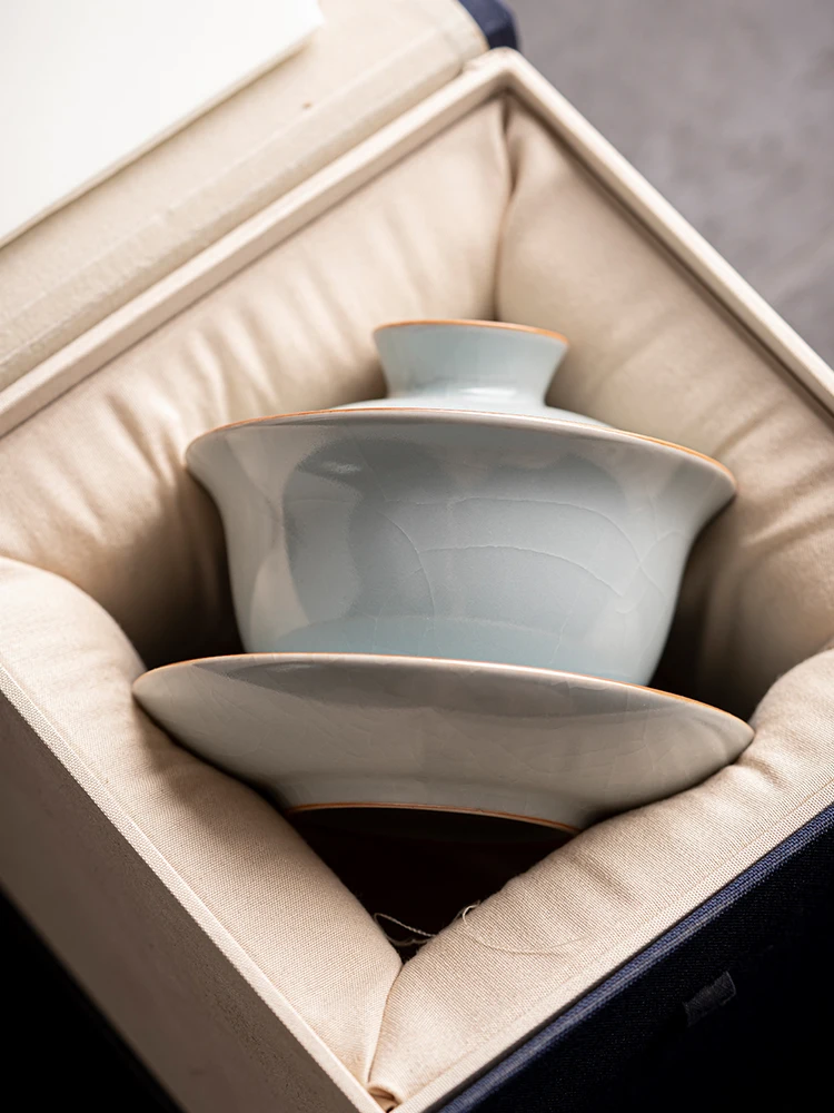 Чайная посуда Gaiwan Chawan набор из чаши для супа китайские кружки кунг-фу фарфоровая