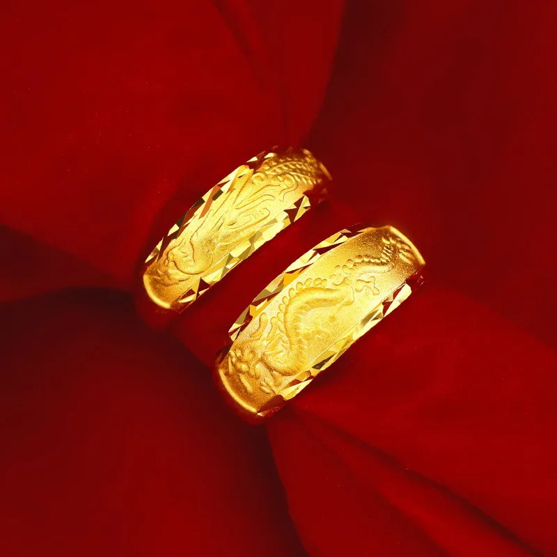 24K Gold Engagement Rings for Women Dragon Phoenix Couple Rings Gold Promise Rings for Couple Women Men Wedding Rings Jewelry
24K Gold Engagement Rings for Women Dragon Phoenix Couple Rings Gold Promise Rings for Couple Women Men Wedding Rings Jewelry
