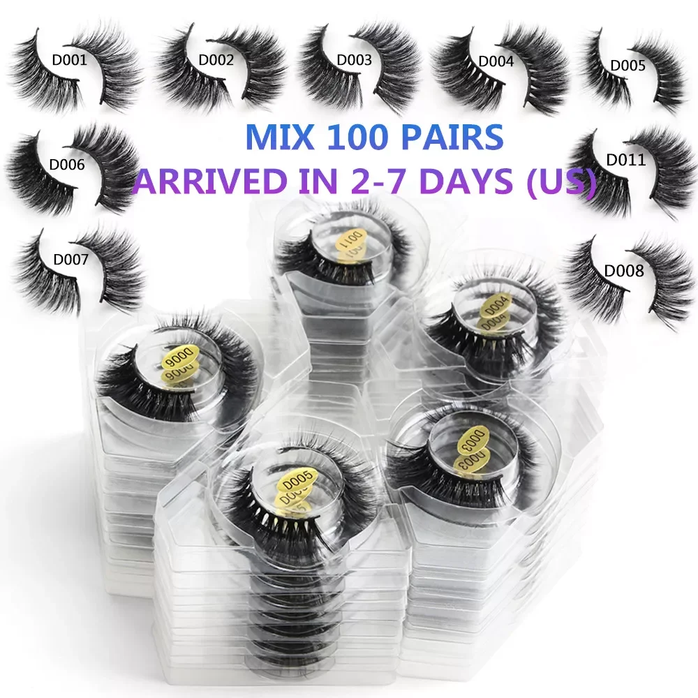 NEW2023 Wholesale Lashes 20/30/50/100Pairs 3D Mink Eyelashes Makeup Natural Long with Custom Box In Bulk Makeup False Eyelashes
NEW2023 Wholesale Lashes 20/30/50/100Pairs 3D Mink Eyelashes Makeup Natural Long with Custom Box In Bulk Makeup False Eyelashes