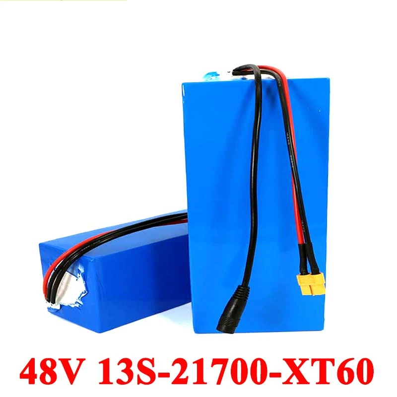 

48V 30ah 25ah 20ah 15ah 54.2v Power 30A BMS Batteries 21700 Lithium Battery Pack for Electric Bike Electric Scooter