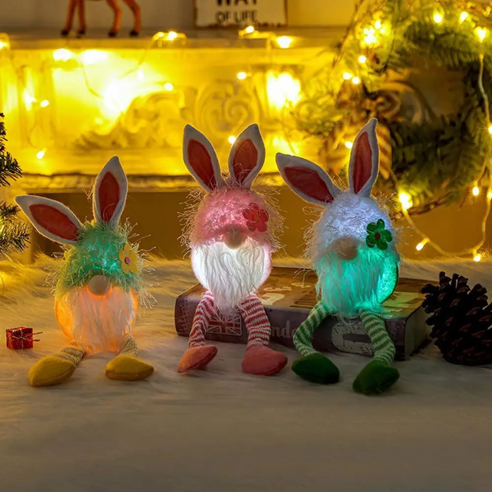 Easter Plush Glow Doll Holiday Table Desktop Decoration Standing Faceless Old Man Model Toy Cute Cartoon Figure Doll Miniatures 
Easter Plush Glow Doll Holiday Table Desktop Decoration Standing Faceless Old Man Model Toy Cute Cartoon Figure Doll Miniatures