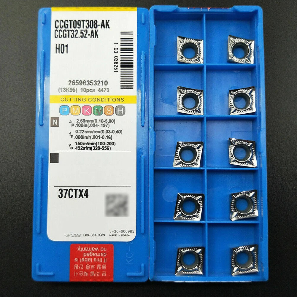 10pcs CCGT09T308-AK H01 CCGT 32.52 CNC Carbide Inserts Blade Mechanical Lathe Turning Tool Machinery Accessories
10pcs CCGT09T308-AK H01 CCGT 32.52 CNC Carbide Inserts Blade Mechanical Lathe Turning Tool Machinery Accessories