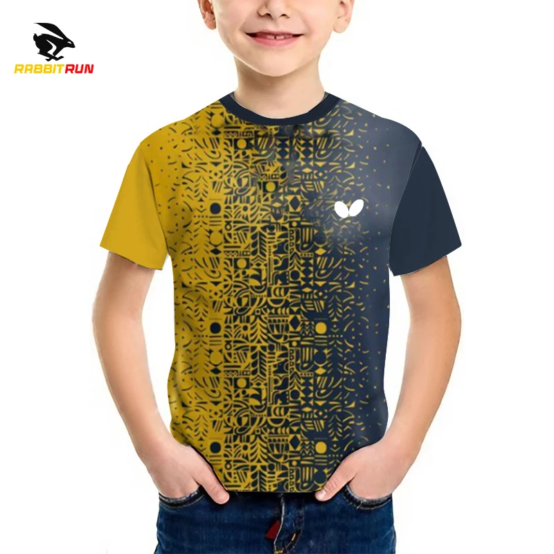 Детская футболка Летняя Спортивная футболка с коротким рукавом для фитнеса модная футболка с круглым вырезом для мальчиков и девочек футболка для бадминтона настольного тенниса для бега
Детская футболка Летняя Спортивная футболка с коротким рукавом для фитнеса модная футболка с круглым вырезом для мальчиков и девочек футболка для бадминтона настольного тенниса для бега