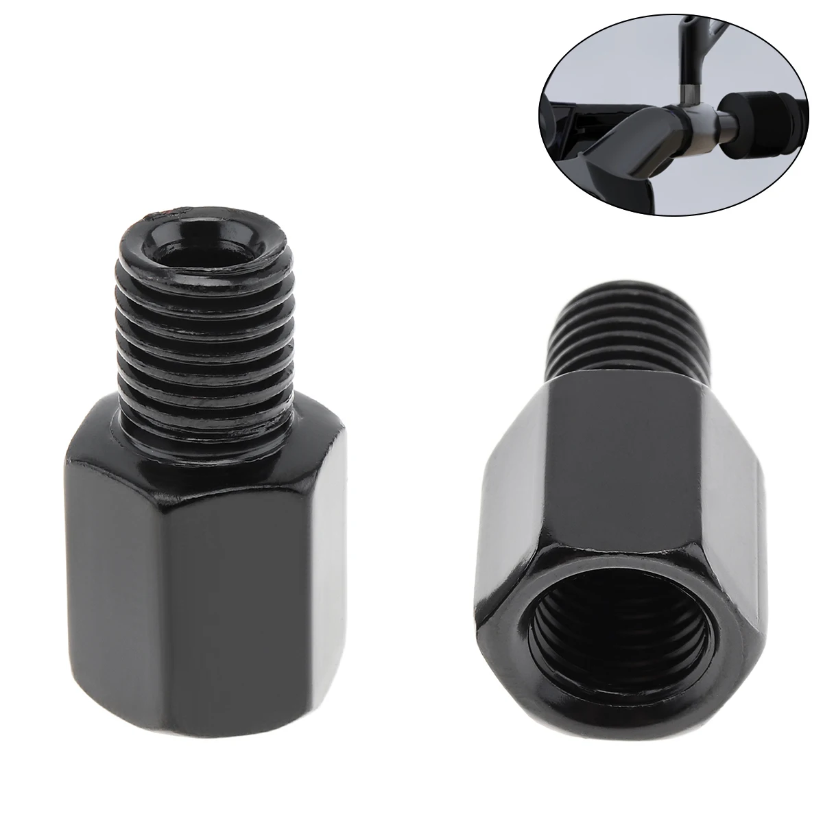 2PCS Mirror Adapter M8 M10 8mm 10mm Universal Black Motorcycle Motorbike Rearview Mirror Adapter Bolt Steel Metal for Motorcycle
2PCS Mirror Adapter M8 M10 8mm 10mm Universal Black Motorcycle Motorbike Rearview Mirror Adapter Bolt Steel Metal for Motorcycle