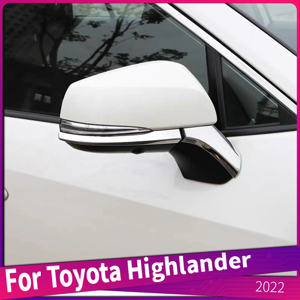 Fit For Toyota Highlander 2022 ABS Chrome Car Rear View Mirror Trim Cover Strips Auto Accessories 4Pcs/Set
Fit For Toyota Highlander 2022 ABS Chrome Car Rear View Mirror Trim Cover Strips Auto Accessories 4Pcs/Set