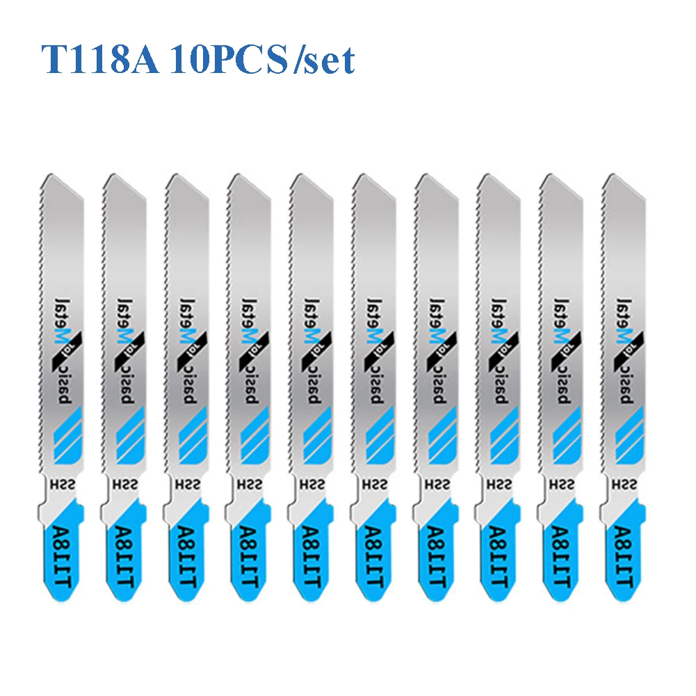 10Pcs/Set Jig Saw Blades Woodworking Saw Blades T144D/T244D/T118A/T111C Cutting Tools Set Of 10 Wood Reciprocating Saw Blades
10Pcs/Set Jig Saw Blades Woodworking Saw Blades T144D/T244D/T118A/T111C Cutting Tools Set Of 10 Wood Reciprocating Saw Blades