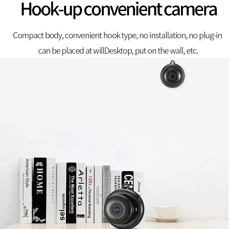 V380 WIFI Small Camera Infrared 1080P Mini Wireless IP Camera Night Vision CCTV Camcorder Motion Detect Home Security Dual Audio
V380 WIFI Small Camera Infrared 1080P Mini Wireless IP Camera Night Vision CCTV Camcorder Motion Detect Home Security Dual Audio