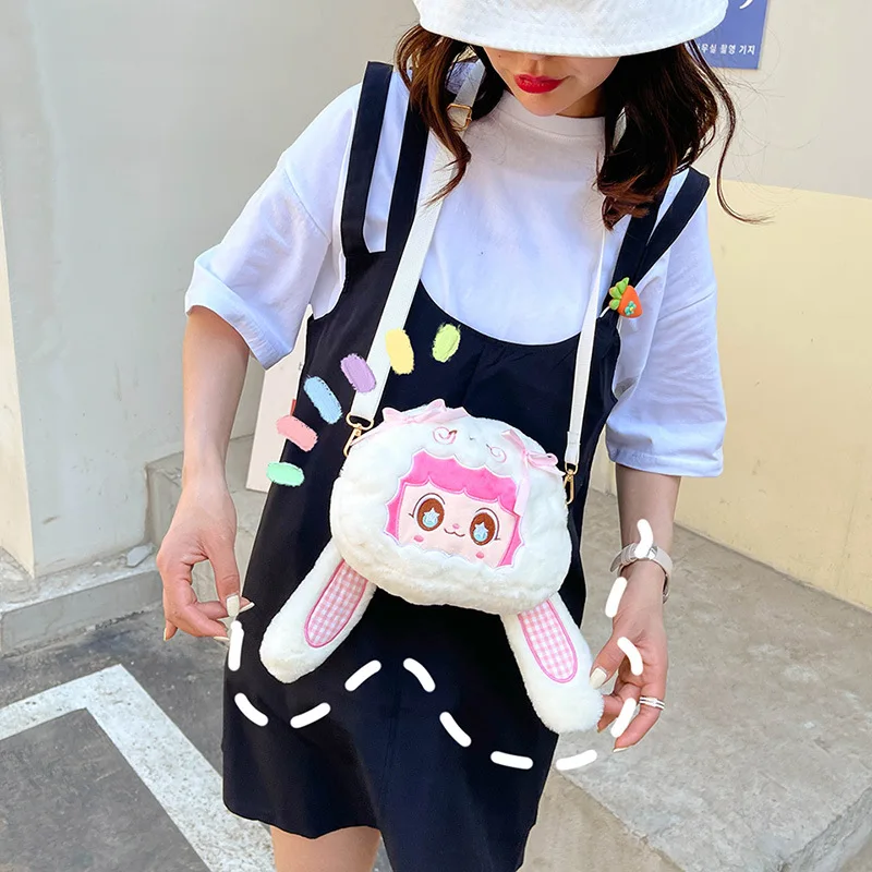 Новый милый мультяшный плюшевый рюкзак для девочек кавайная Лолита Милая диагональная женская сумка на одно плечо плюшевые сумки для кукол...
Новый милый мультяшный плюшевый рюкзак для девочек кавайная Лолита Милая диагональная женская сумка на одно плечо плюшевые сумки для кукол...