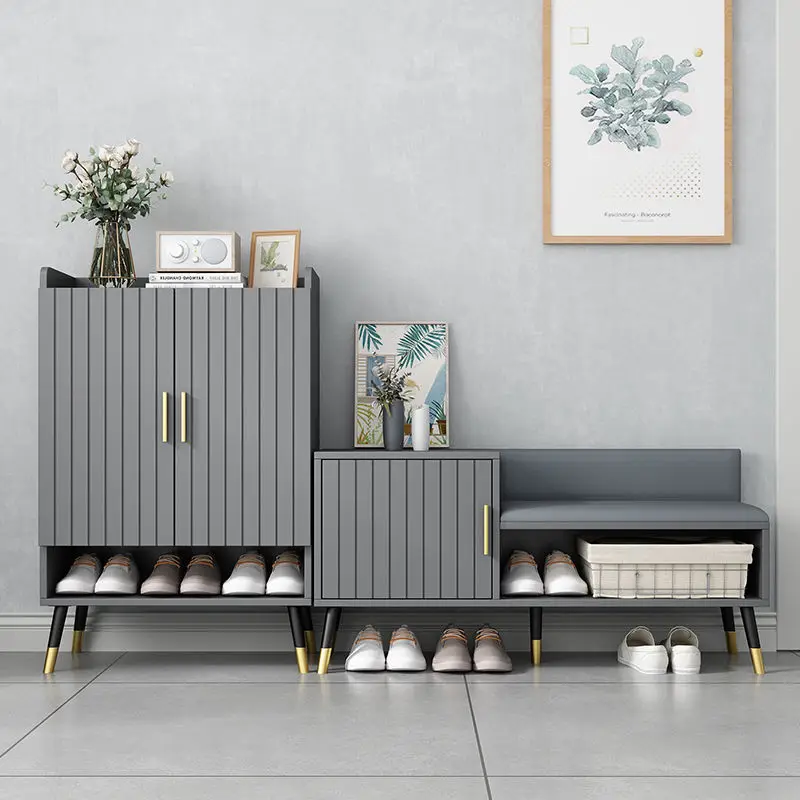 Modern Light Luxury Shoe Rack Integrated Household Large-capacity Shoe Cabinet Shoes Stool Storage Locker
Modern Light Luxury Shoe Rack Integrated Household Large-capacity Shoe Cabinet Shoes Stool Storage Locker