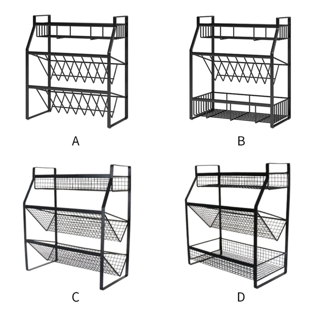 Kitchen Storage Shelf Condiment Bottle Organizer Metal Rack Countertop Seasoning Bottle Stand
Kitchen Storage Shelf Condiment Bottle Organizer Metal Rack Countertop Seasoning Bottle Stand