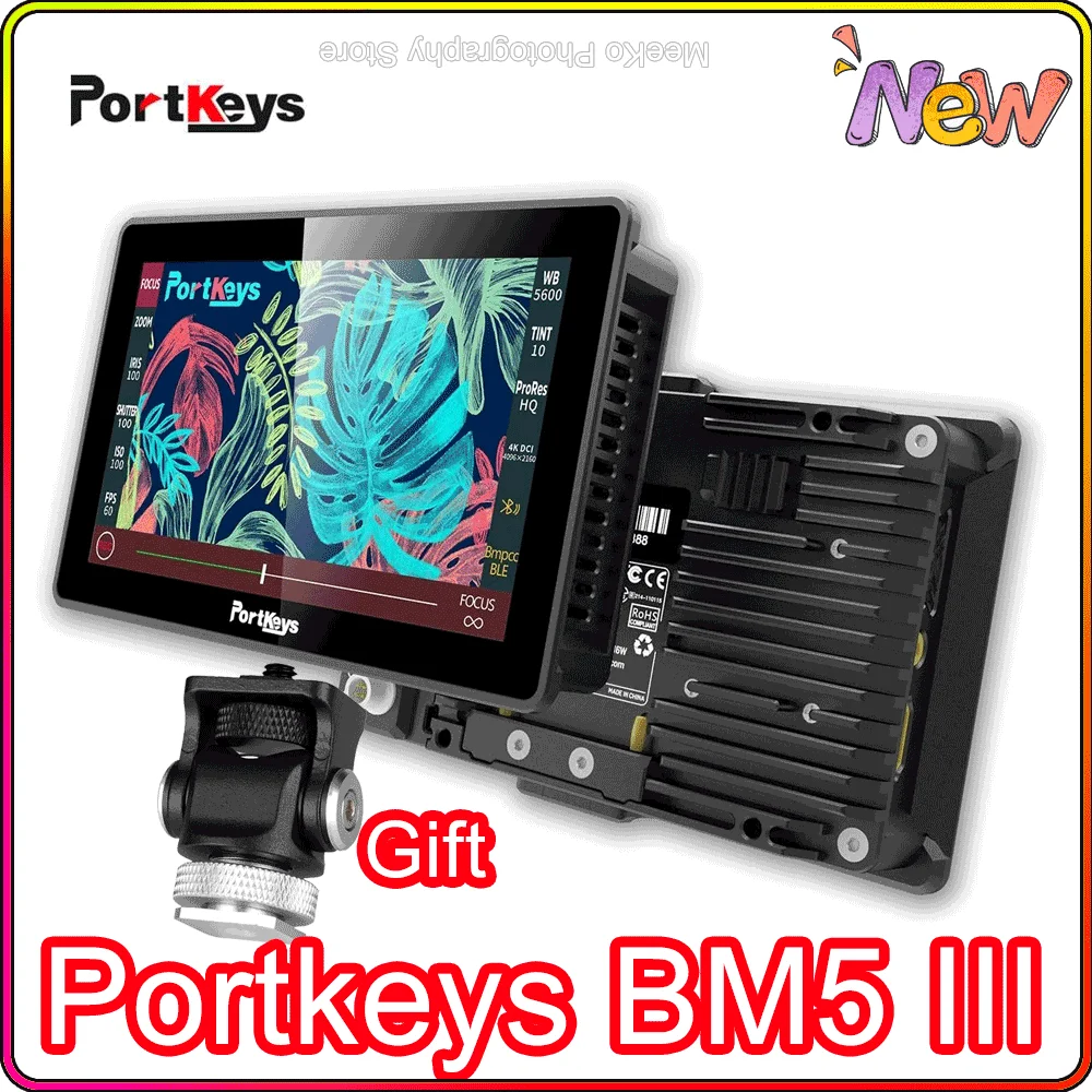 Монитор Portkeys BM5 III 2200nit 3G SDI Super Heldere, камера с сенсорным экраном управления Fhd Op, камера 5,5 дюйма для Blackmagic Sony
Монитор Portkeys BM5 III 2200nit 3G SDI Super Heldere, камера с сенсорным экраном управления Fhd Op, камера 5,5 дюйма для Blackmagic Sony