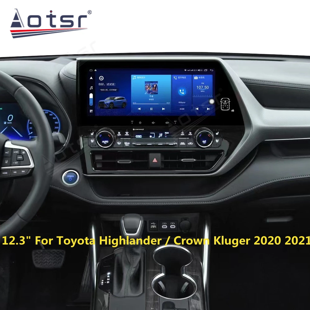 For Toyota Highlander Crown Kluger 2020 + Android Car Radio GPS Navigation Multimedia Player Stereo Receiver Autoradio Head Unit
For Toyota Highlander Crown Kluger 2020 + Android Car Radio GPS Navigation Multimedia Player Stereo Receiver Autoradio Head Unit
