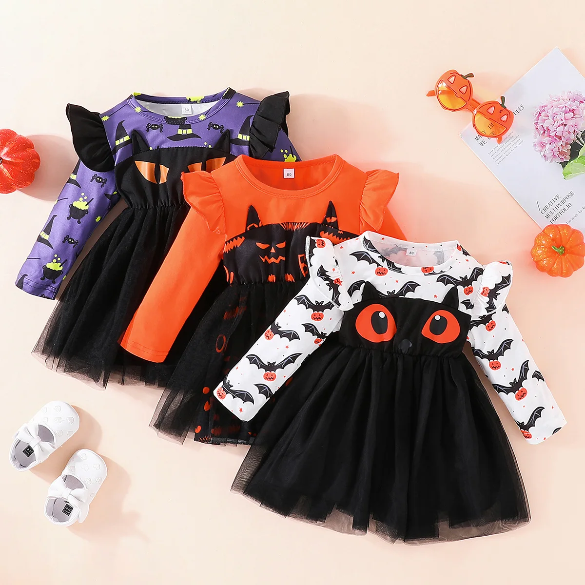 Children's Dress Girls Eye Print Stylish Patchwork Mesh Princess Dress Ball Gown Halloween Costumes Autumn And Winter Dresses
Children's Dress Girls Eye Print Stylish Patchwork Mesh Princess Dress Ball Gown Halloween Costumes Autumn And Winter Dresses