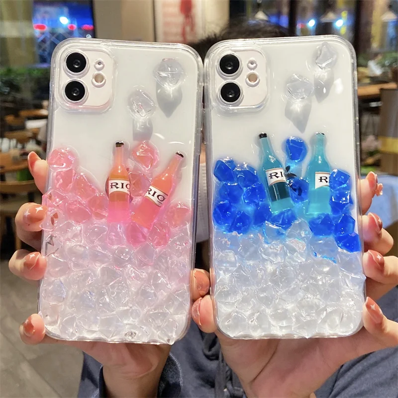 DIY Diamond Transparent protector For iphone 14 13 12 Pro Max 11 Plus X XS XR Bottle Multicolour Soft Mobile phone case
DIY Diamond Transparent protector For iphone 14 13 12 Pro Max 11 Plus X XS XR Bottle Multicolour Soft Mobile phone case