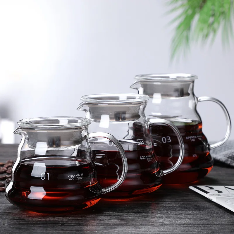 High-Temperature Coffeeware Glass Pour Over Coffee Pot Maker Handle Filter Resistant Cold Brew Glass Coffee Pot Accessories
High-Temperature Coffeeware Glass Pour Over Coffee Pot Maker Handle Filter Resistant Cold Brew Glass Coffee Pot Accessories