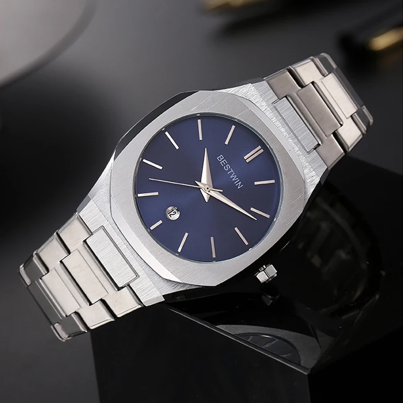 Luxury Men Watch Casual Style Men's Quartz Wristwatch Classic Brand Sliver Blue Stainless Steel Watches Fashion Man Gold Clock 
Luxury Men Watch Casual Style Men's Quartz Wristwatch Classic Brand Sliver Blue Stainless Steel Watches Fashion Man Gold Clock