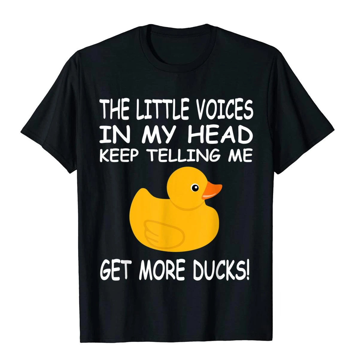Забавные резиновые мужские футболки Little Voice Get More Duck модные с принтом хлопковые