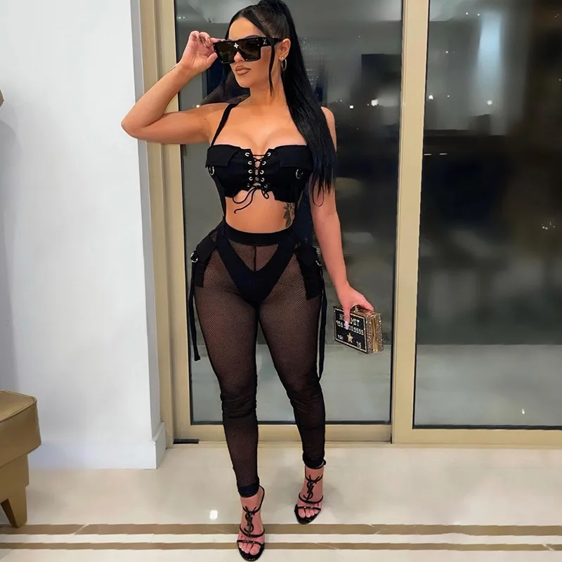Two Piece Set Women Sexy Club Holiday Outfits 2 Piece Sports Trouser Sets Summer 2022 Tracksuit Rave Pant Suits Female Clothing
Two Piece Set Women Sexy Club Holiday Outfits 2 Piece Sports Trouser Sets Summer 2022 Tracksuit Rave Pant Suits Female Clothing