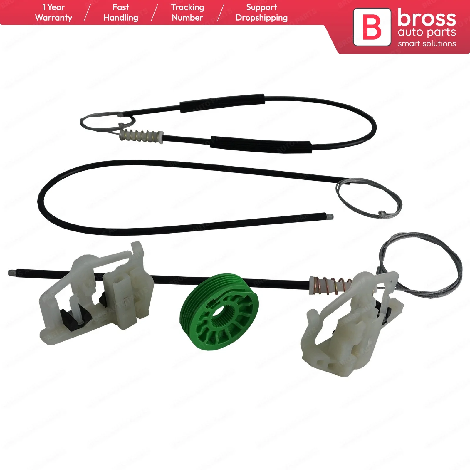Bross Auto Parts BWR742 Electrical Power Window Regulator Repair Kit Front Right Door for BMW 3 E46 Compact 2000-2004 Top store
Bross Auto Parts BWR742 Electrical Power Window Regulator Repair Kit Front Right Door for BMW 3 E46 Compact 2000-2004 Top store