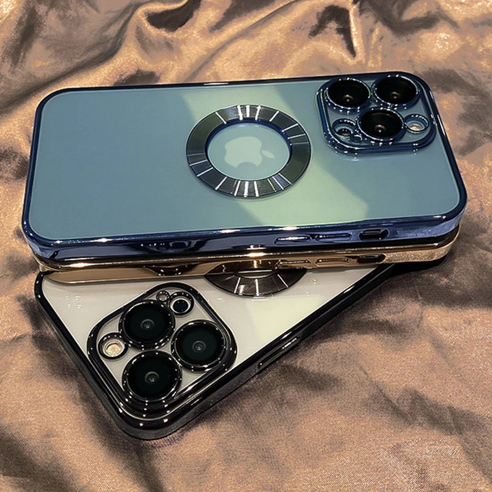 Luxury Transparent Silicone Logo Hole Case For iPhone 11 13 12 Pro Max XR XS Max X 7 8 Plus SE 2020 Plating Shockproof Cover
Luxury Transparent Silicone Logo Hole Case For iPhone 11 13 12 Pro Max XR XS Max X 7 8 Plus SE 2020 Plating Shockproof Cover