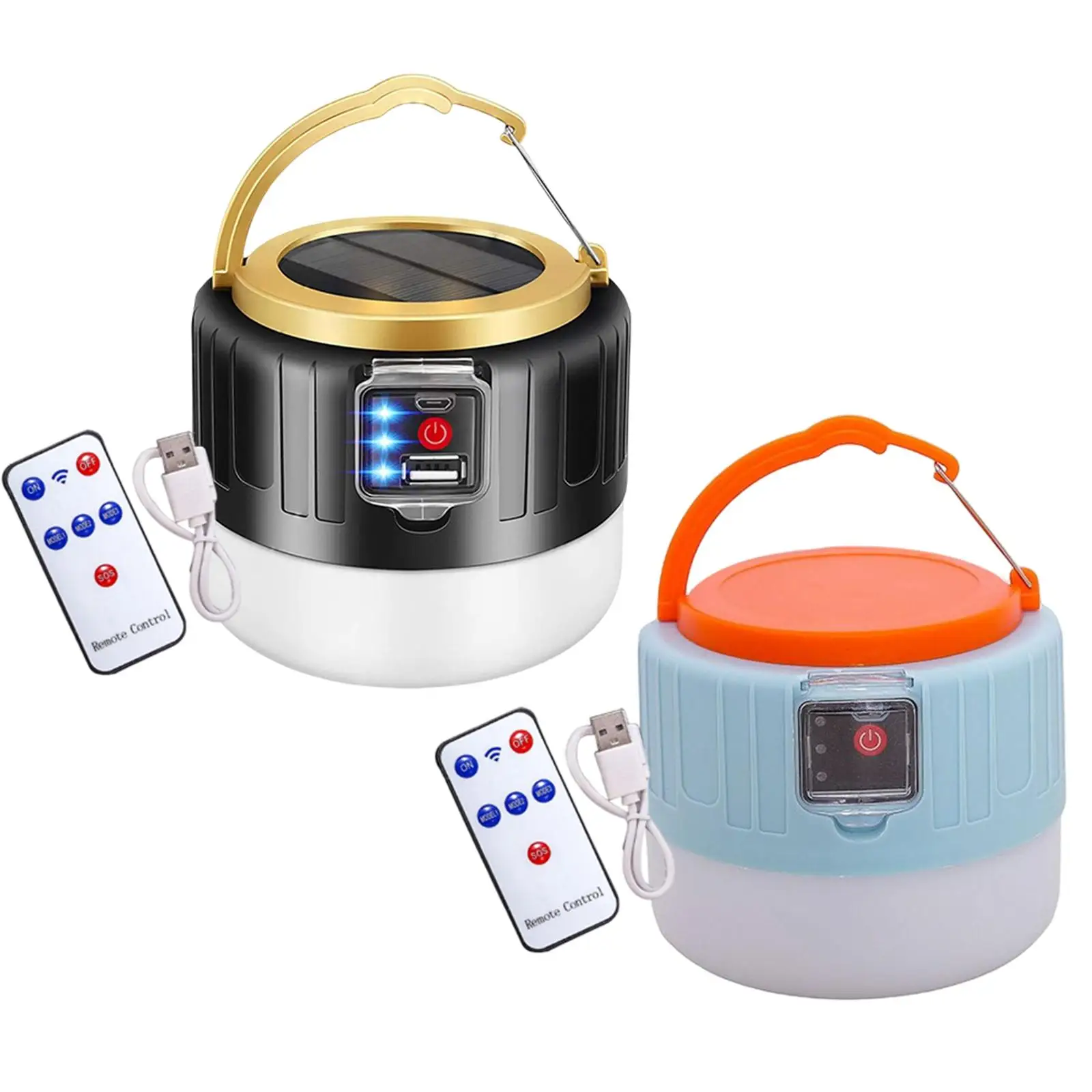 Waterproof LED Tent Light Lantern W/ Remote Control 3 Modes Multifunctional Camping Lamp for Home Night Market Stalls Hunting
Waterproof LED Tent Light Lantern W/ Remote Control 3 Modes Multifunctional Camping Lamp for Home Night Market Stalls Hunting