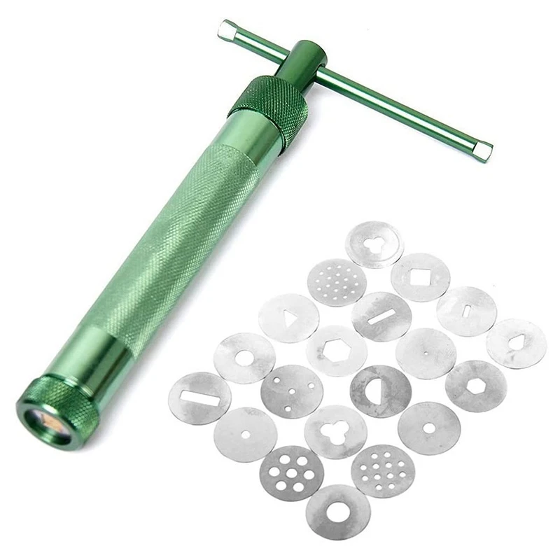 Clay Extruder - Polymer Clay Extruder, Aluminum Alloy Clay Extruder Gun, Rotary Mold Sugar Polymer Clay Extruder
Clay Extruder - Polymer Clay Extruder, Aluminum Alloy Clay Extruder Gun, Rotary Mold Sugar Polymer Clay Extruder