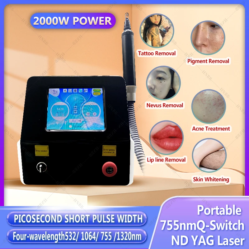 Picosecond tattoo and pigment removal best effect removing tattoos and pigment Machine
Picosecond tattoo and pigment removal best effect removing tattoos and pigment Machine